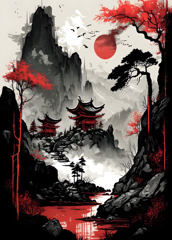 JAPANESE-MOUNTAIN-HUEFORGE