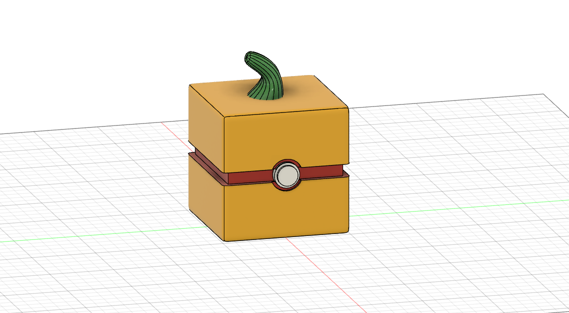 Square Pokeball Pumpkin