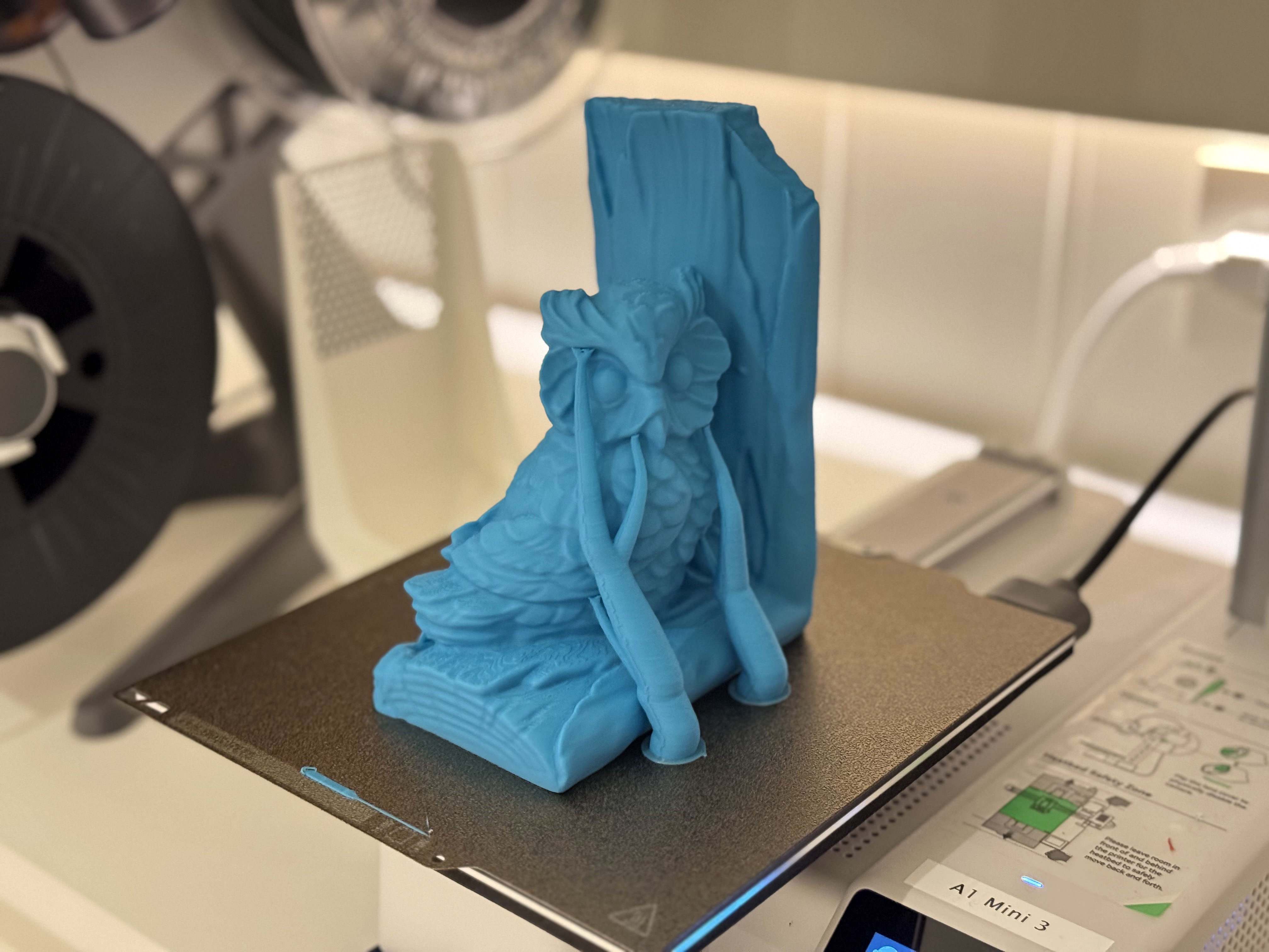 Owl Bookend by Stigern Download free STL model