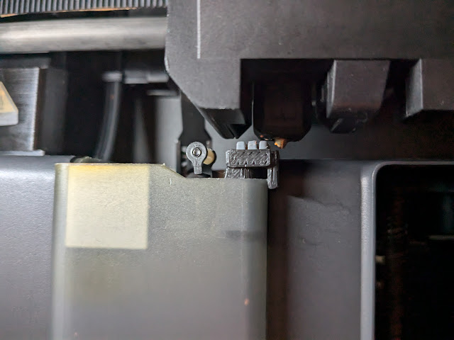 Bambu Lab X1/P1 nozzle wiper with A1 Brush