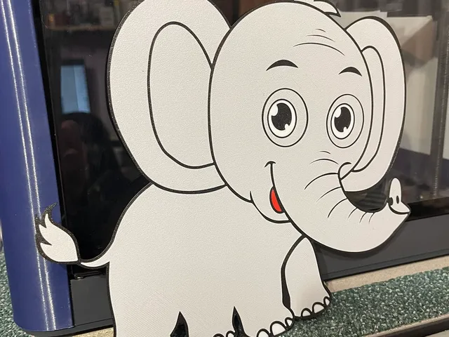 Elephant - Wall Art - Multicolor