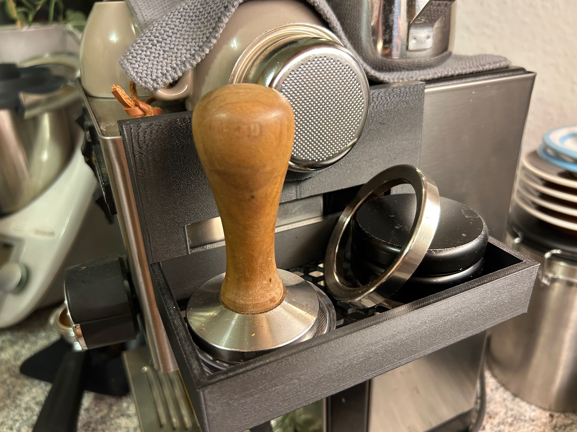 Rancilio Silvia Ablage mit Siebhalter
