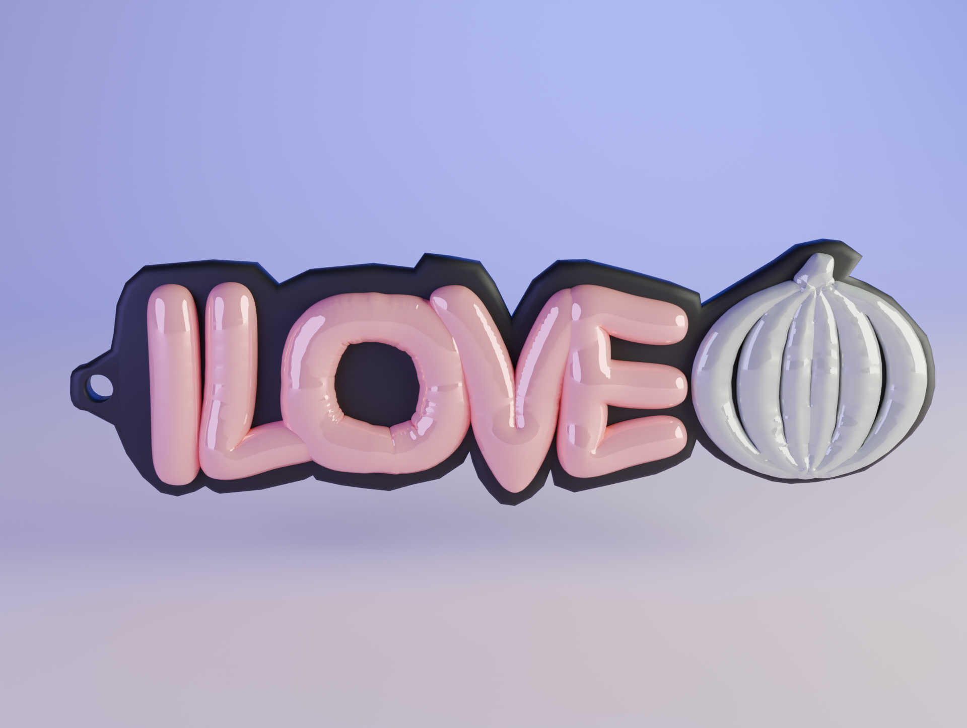 I LOVE ONION – Keychain