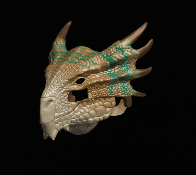 Bronze Dragon Mask