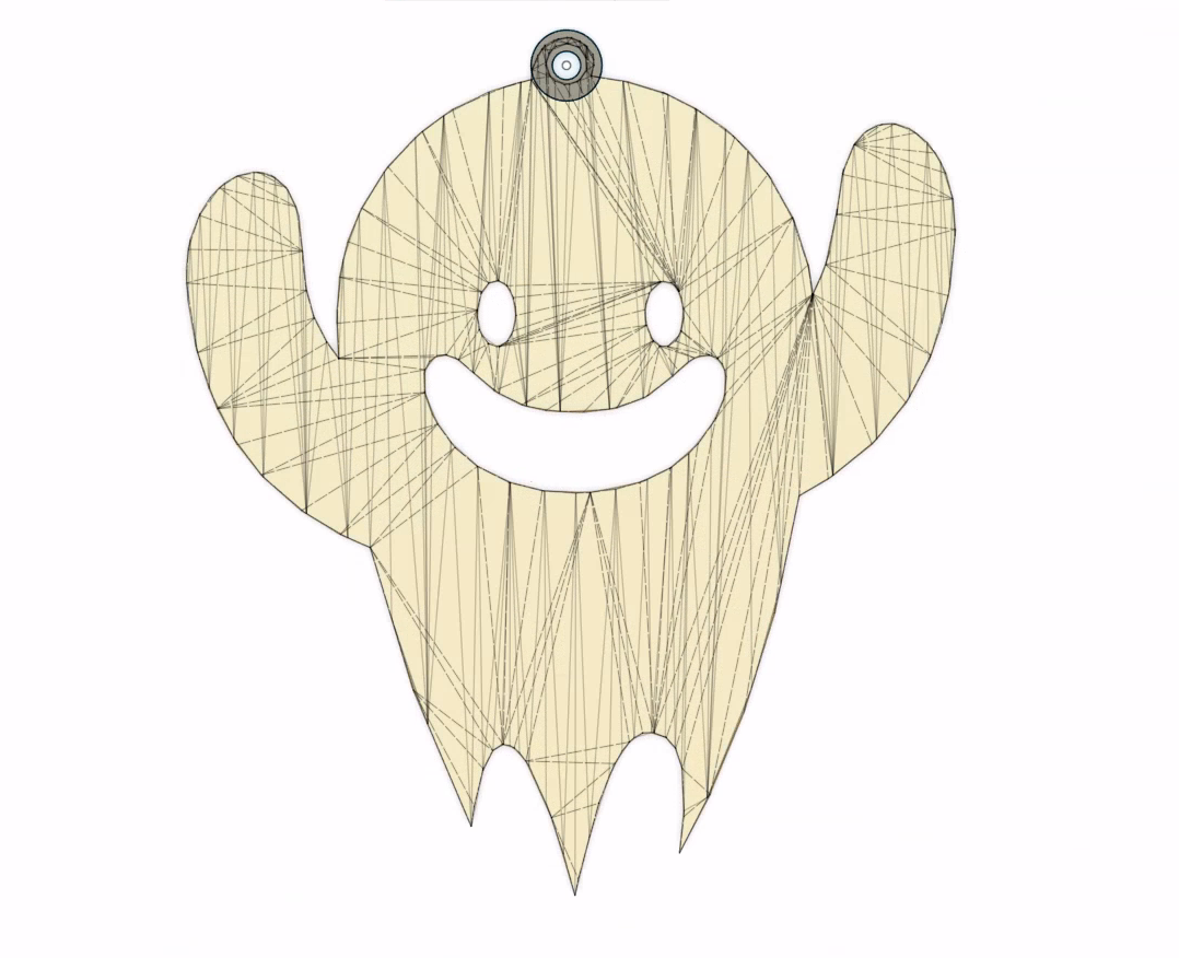 Miniatura 4 do modelo 3D Yes happy ghost