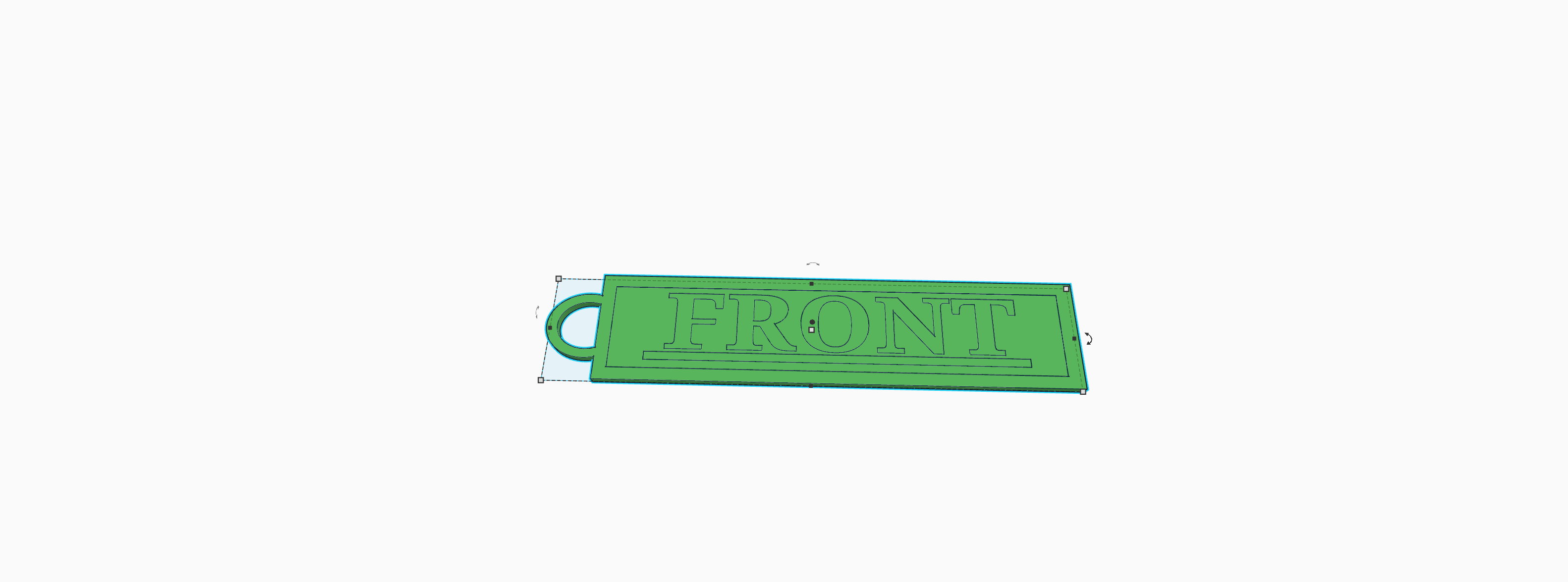 Front door keytag