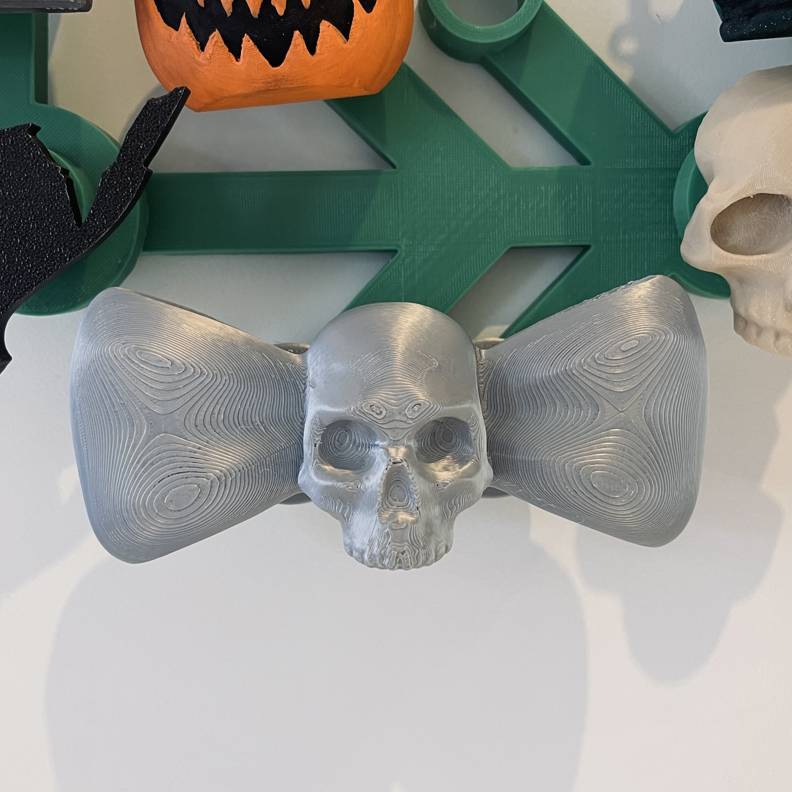 Skull Bow for Giant LEGO Wreath (Halloween)