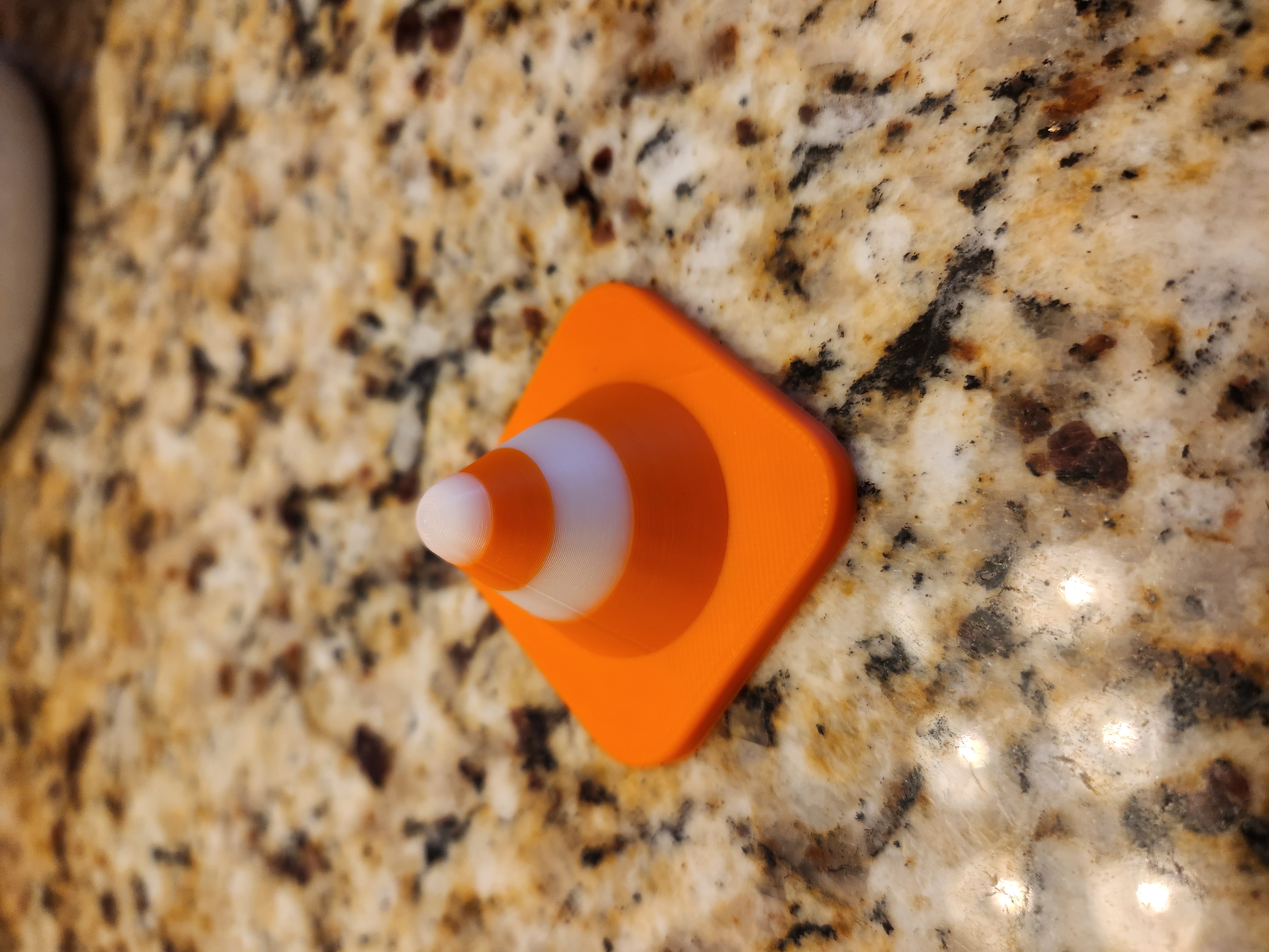 Traffic Safety Cone with Rounded Top
