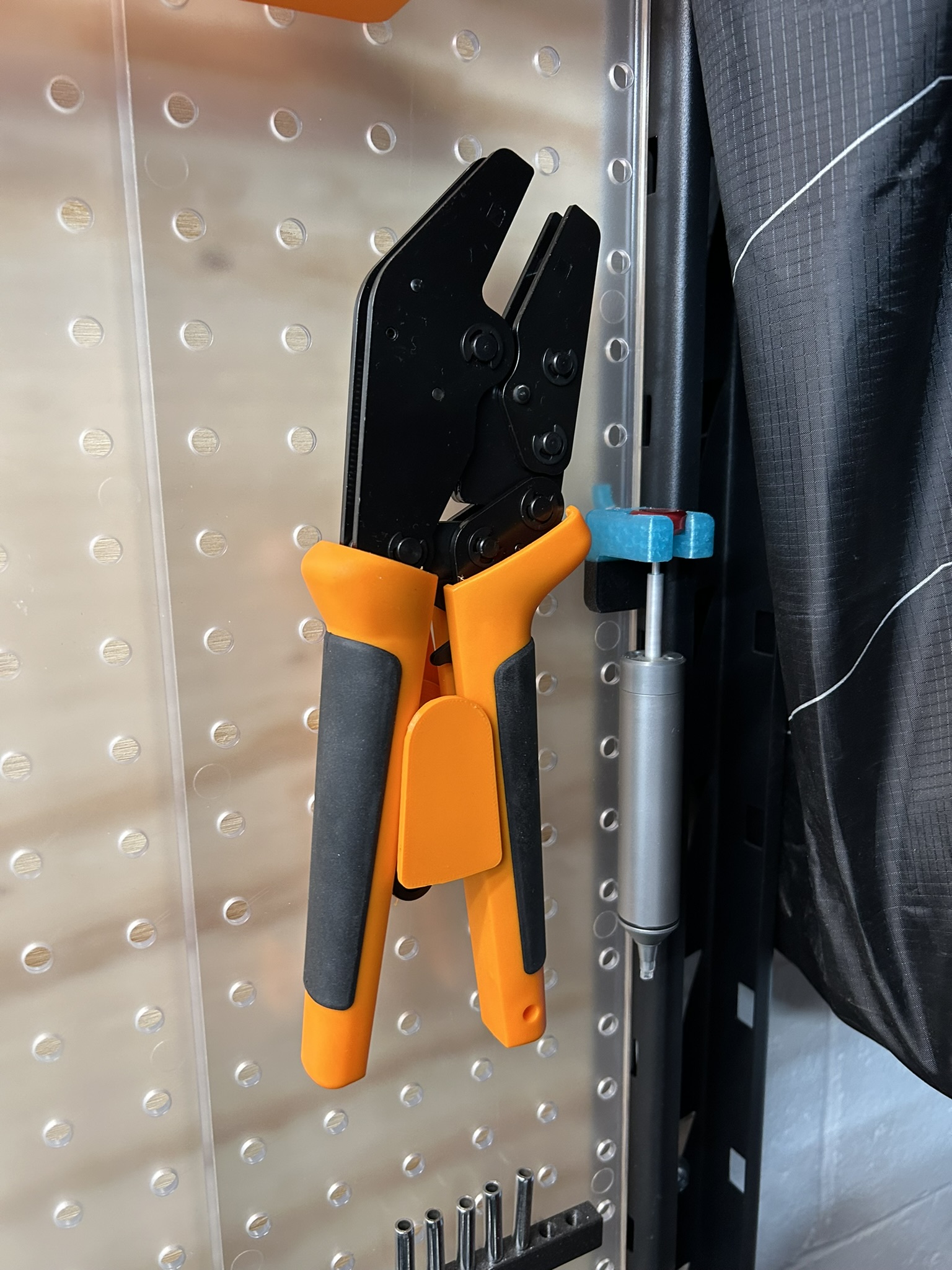 Wirefy Crimper Pegboard Holder
