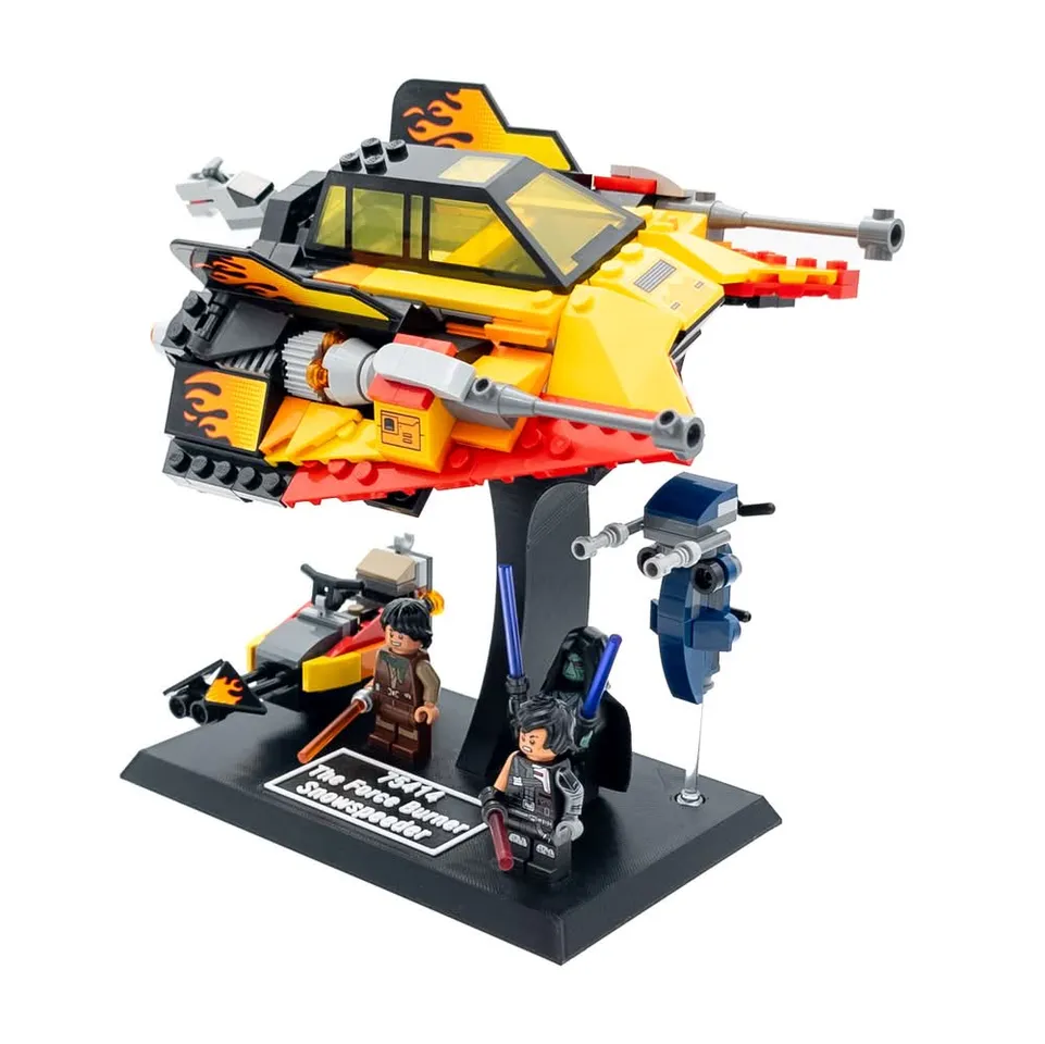 Display Stand for LEGO Star Wars 75414 The Force Burner