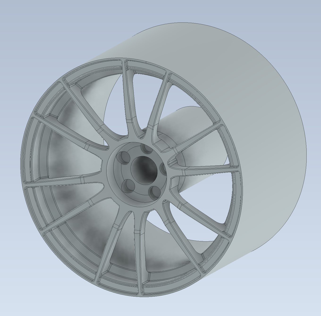 OZ Ultraleggera inspired Hot Wheels rim