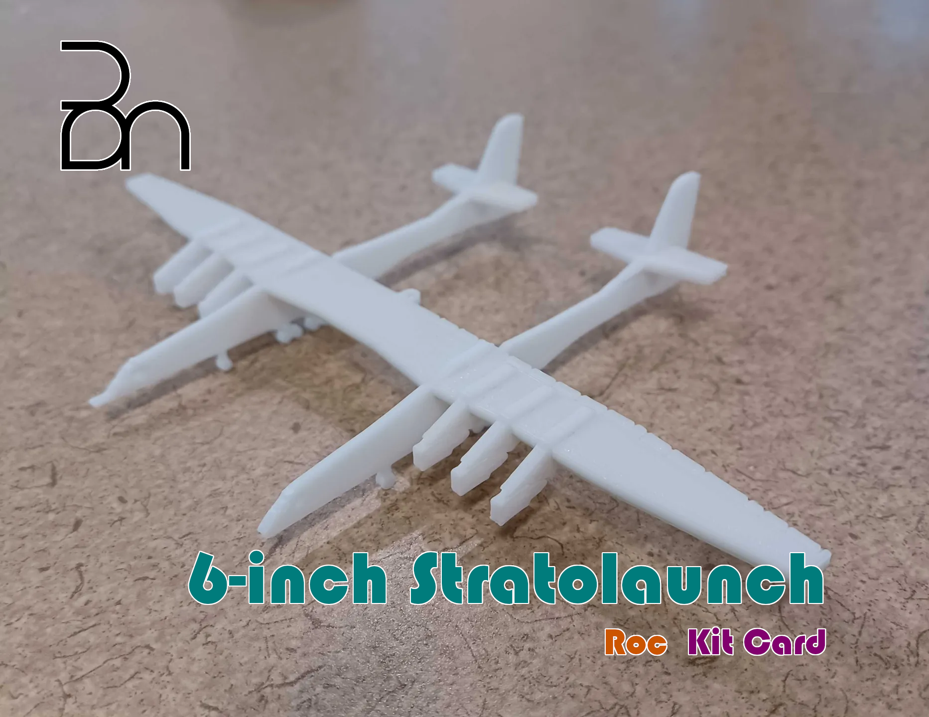 6 inch Stratolaunch Aircraft Kit Card