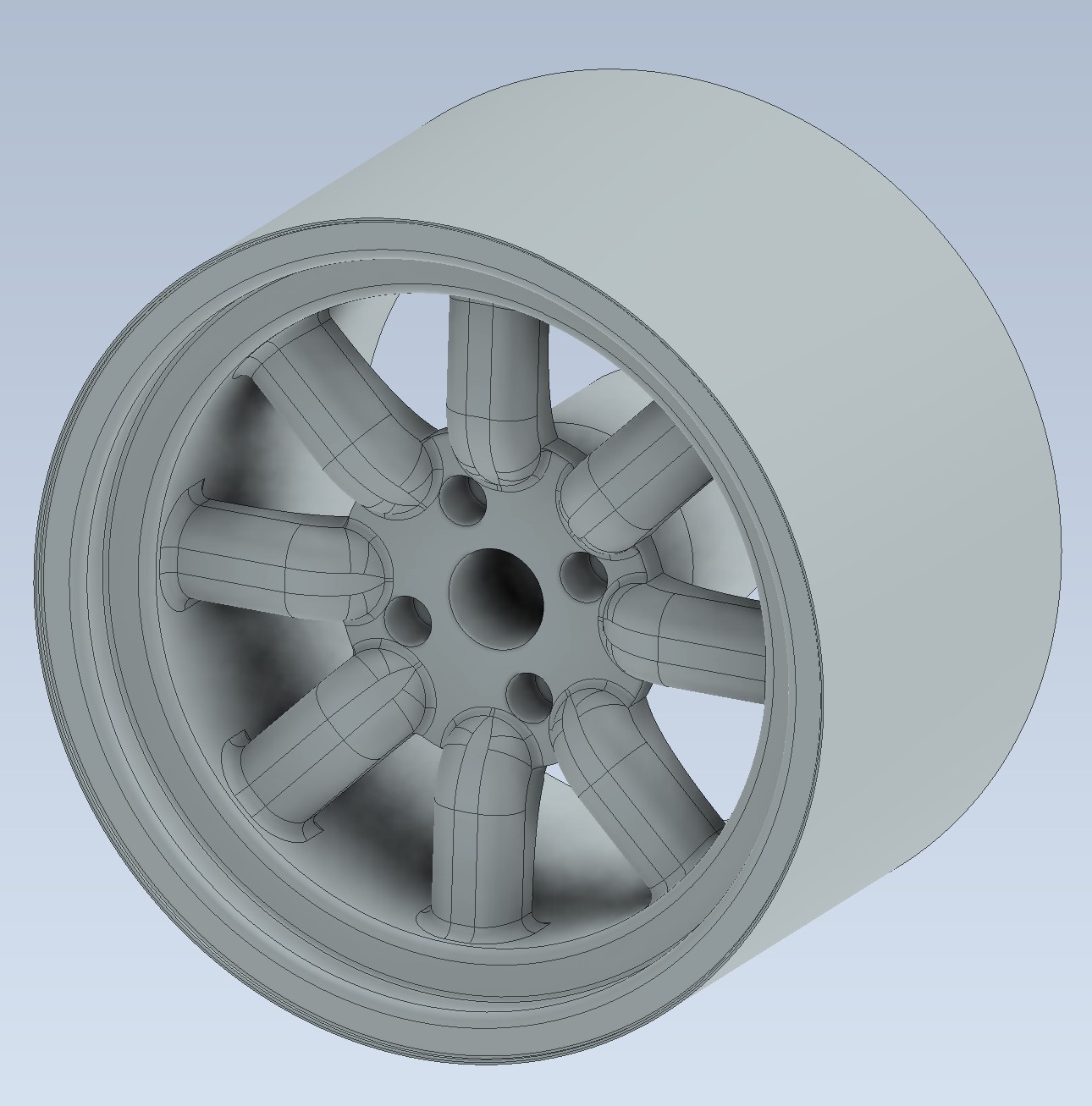 Watanabe R type inspired Hot Wheels rim