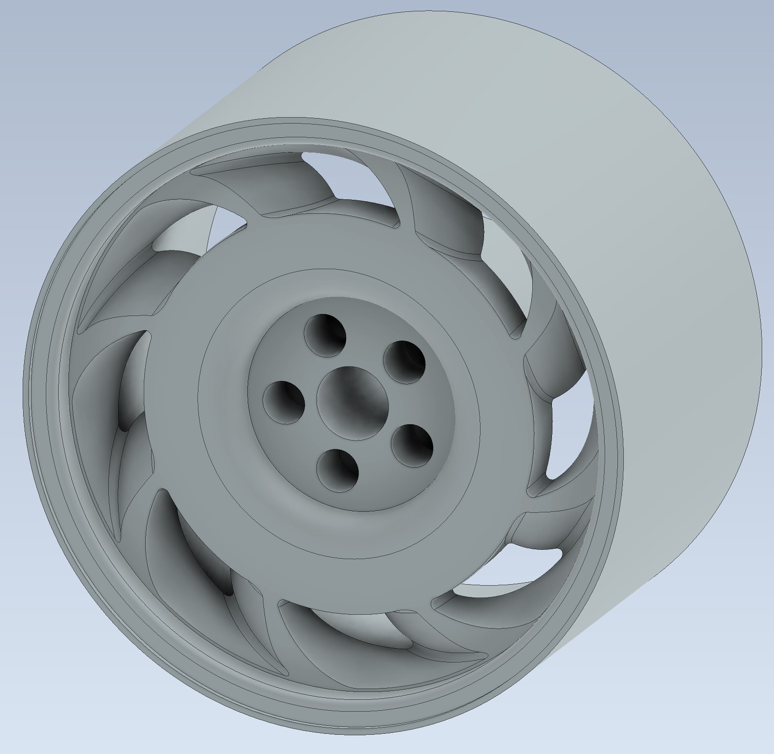 Corvette C4 (OEM) inspired Hot Wheels rim