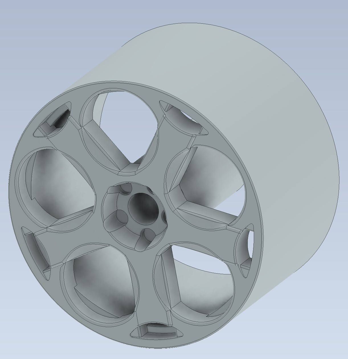 Lamborghini Gallarado inspired Hot Wheels rim