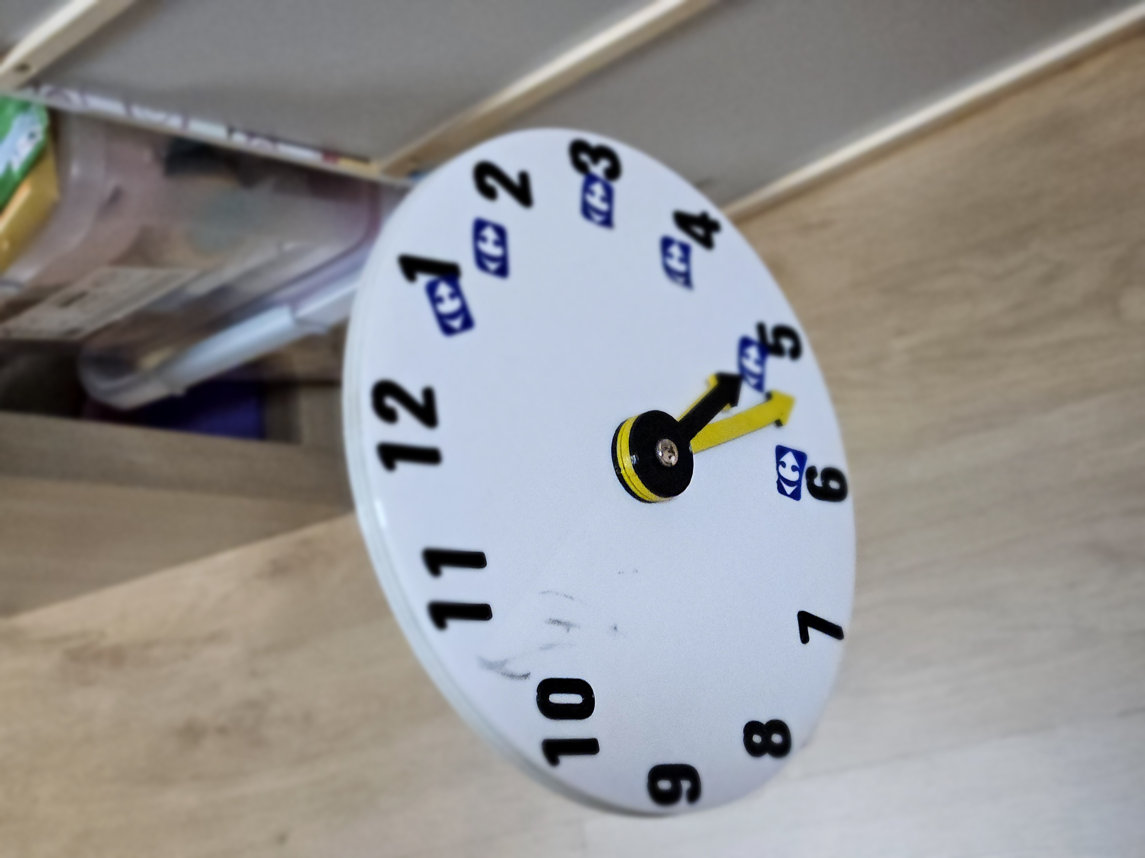 Toy wall clock for learning — miniatura 3