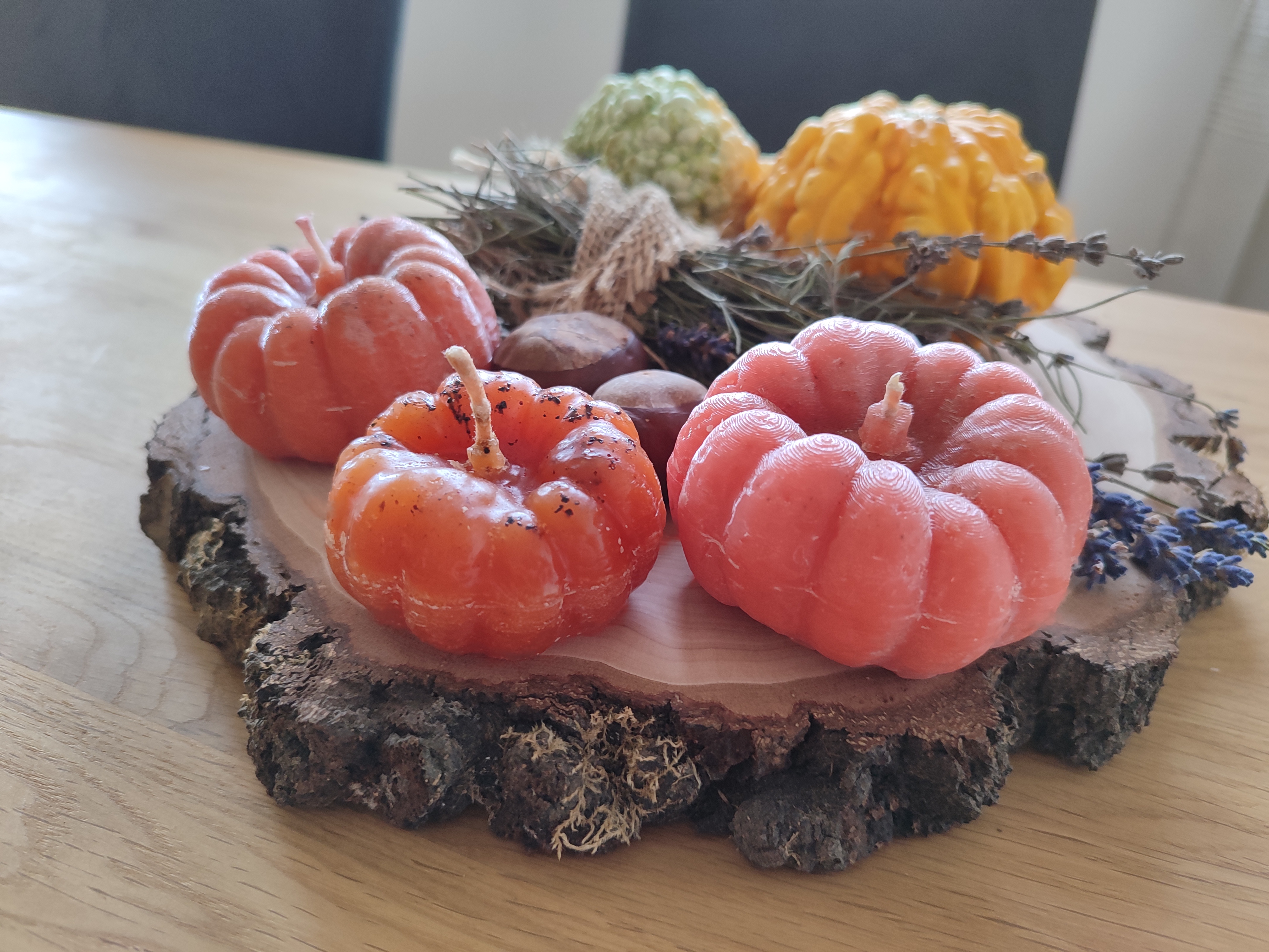 Pumpkin Candle Mold, Kürbis Kerzenform