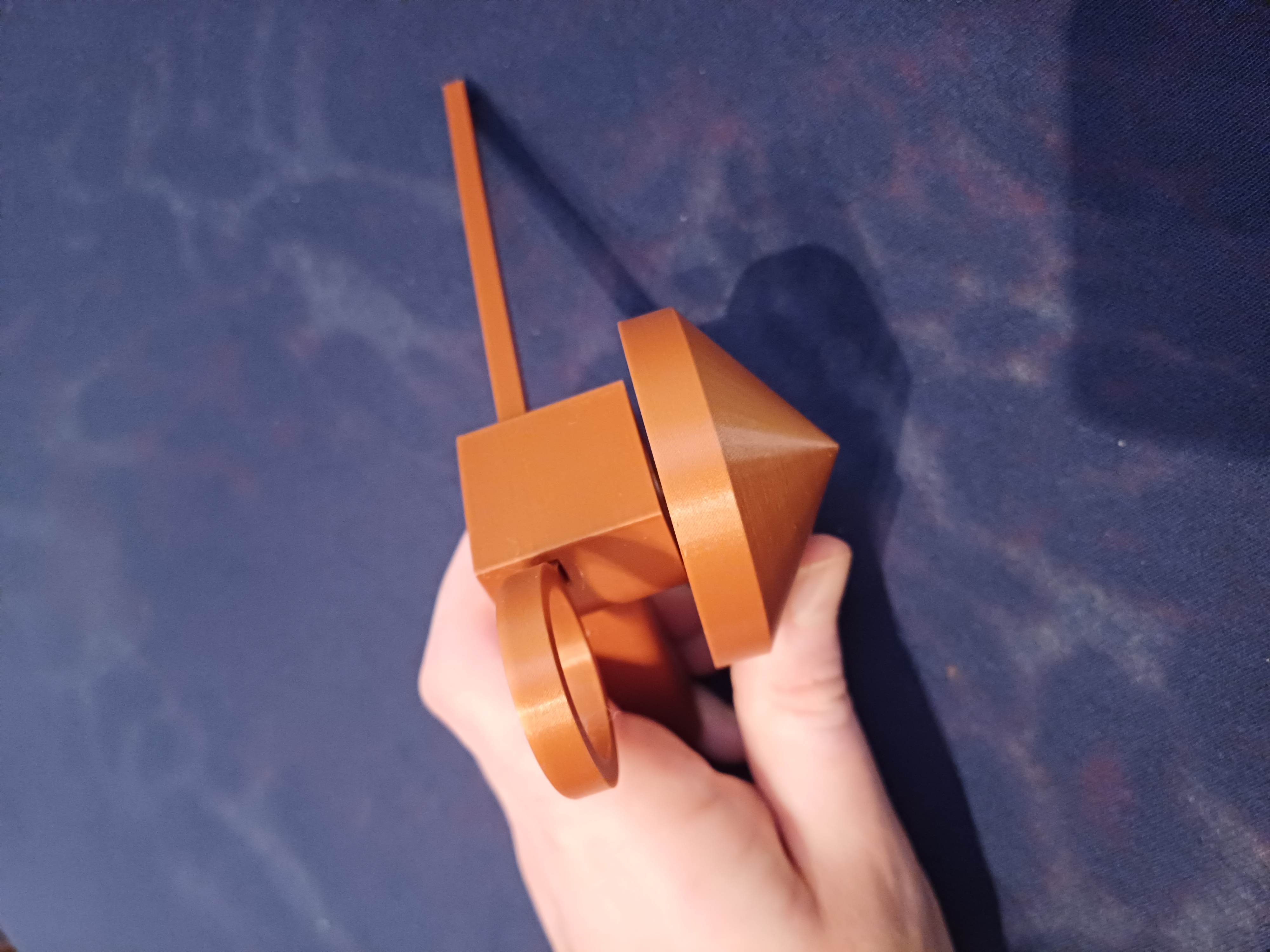 Geared puller spinning top — miniatura 4