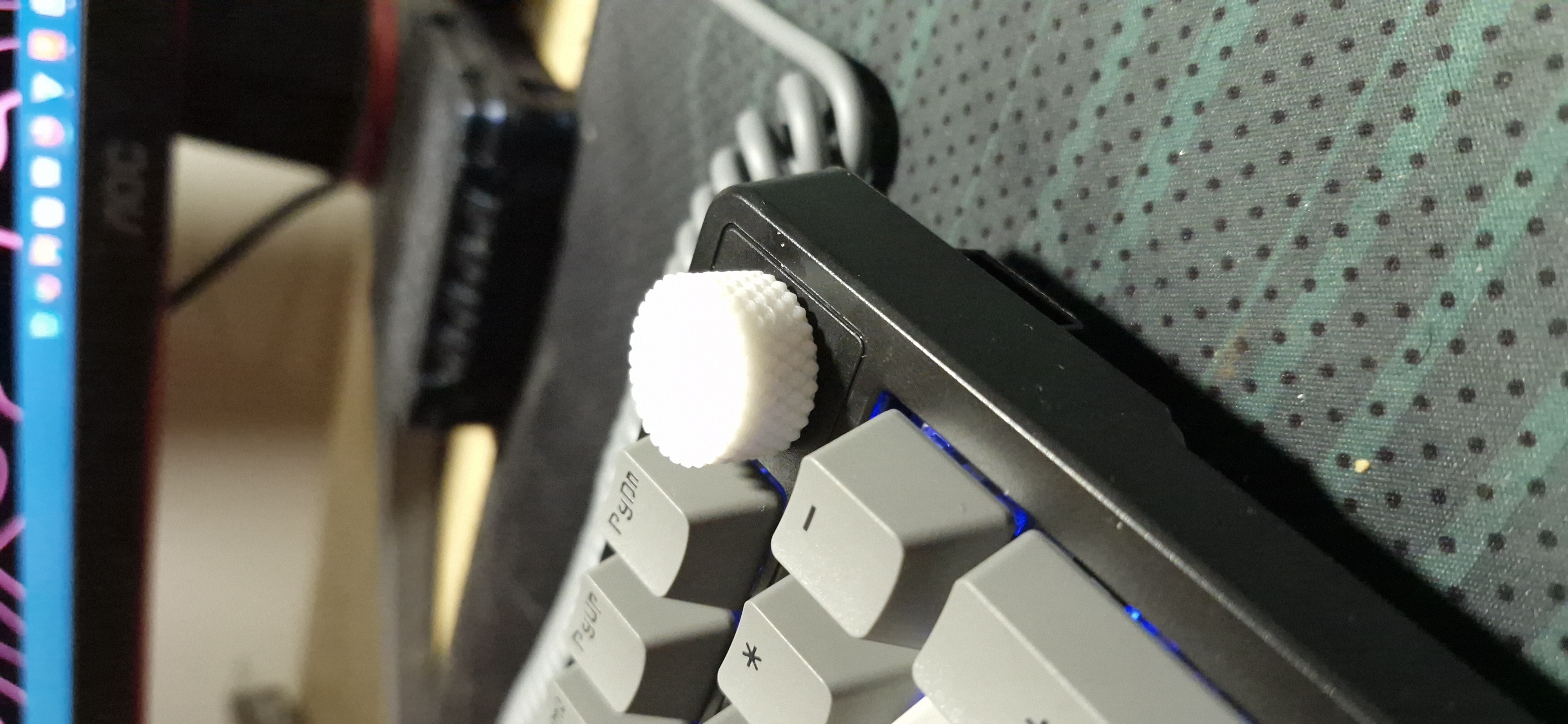 ajazz volume knob with knerling