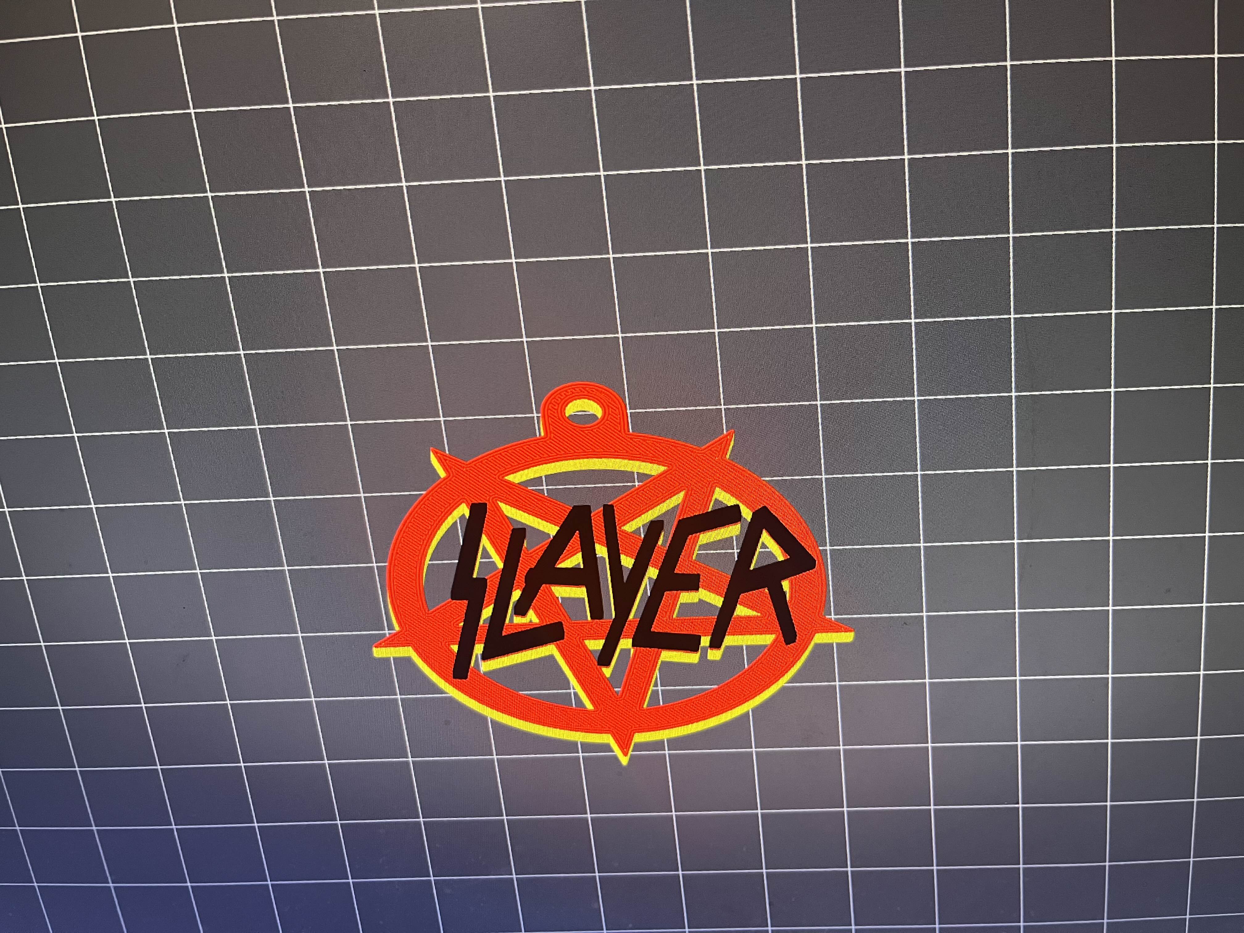 Slayer Band Keychain