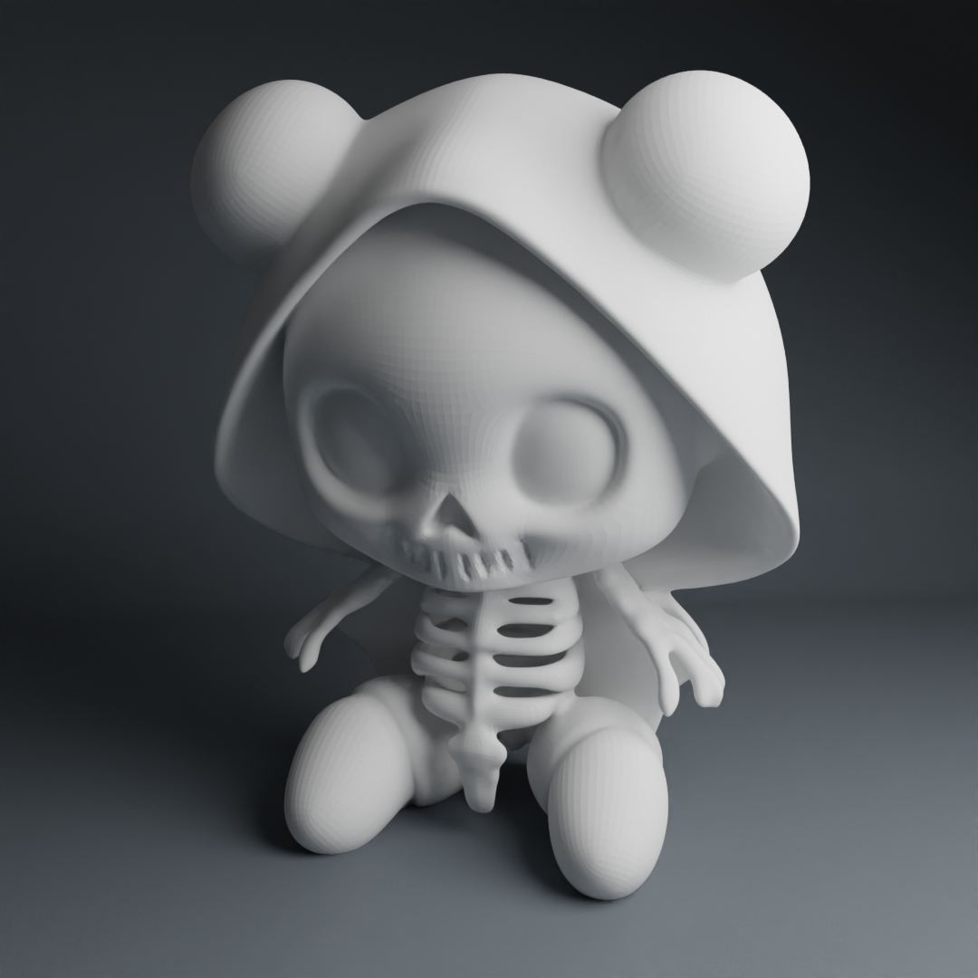 Cute Skeleton with a hat