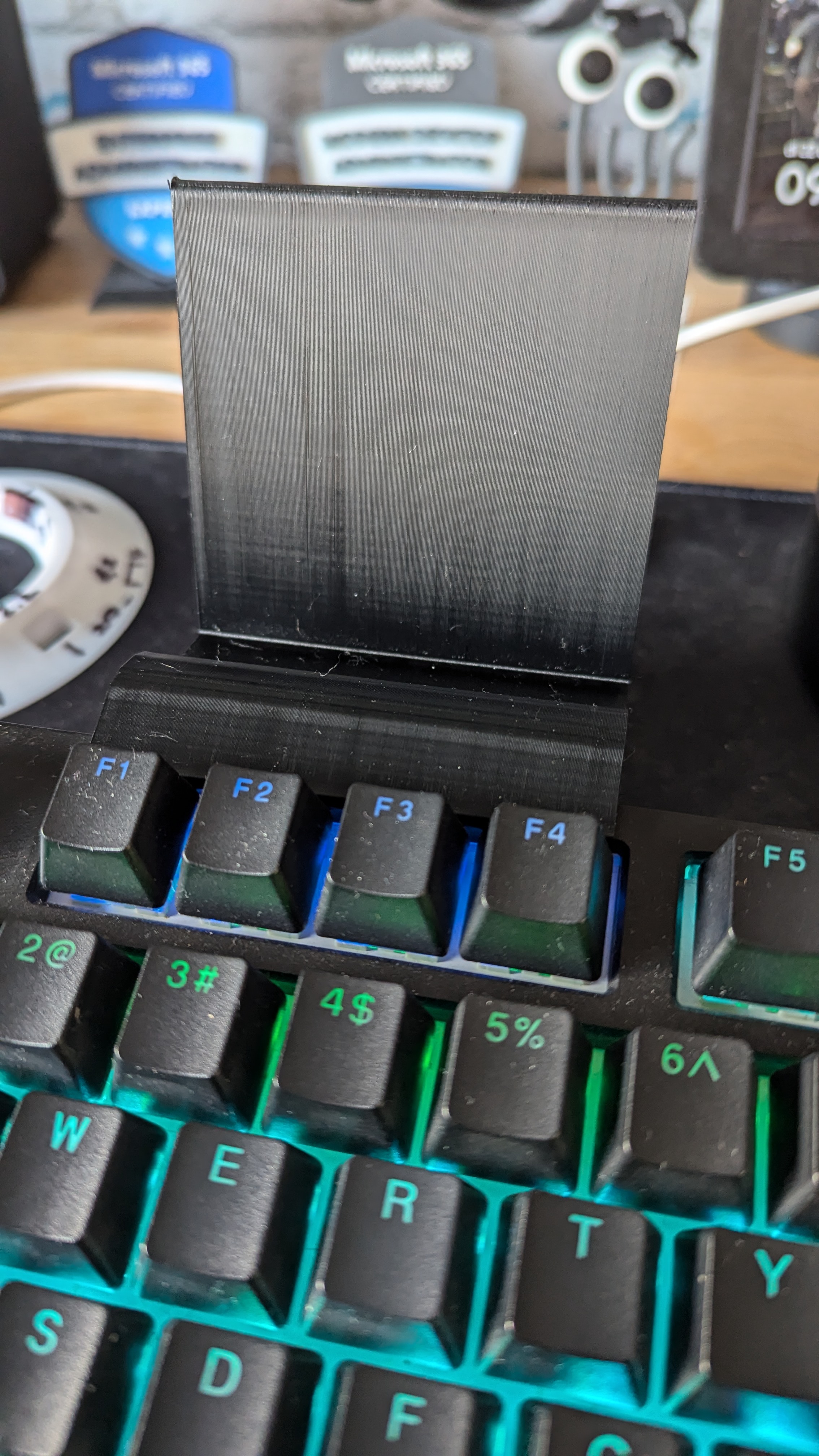 Ducky One 2 phone stand