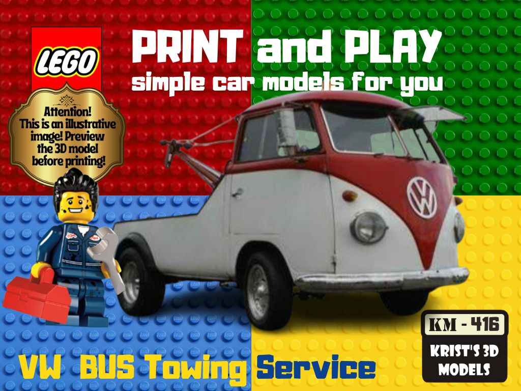 LEGO VW BUS TOW SERVICE