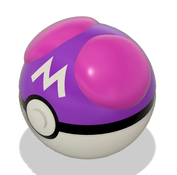 Miniatura 2 do modelo 3D Master Ball (Auto-Opening)