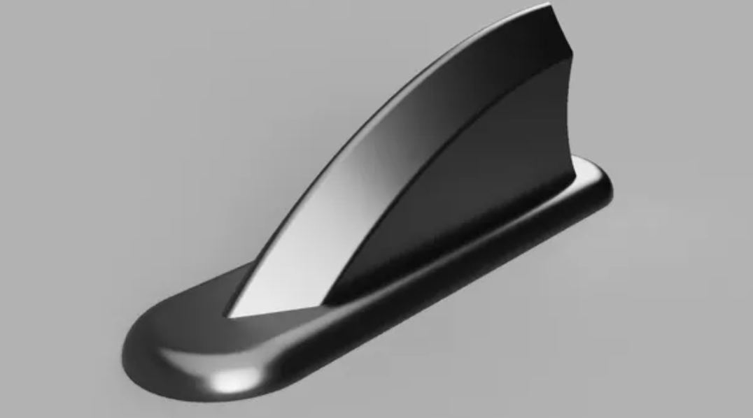 Shark Fin Vortex Generator