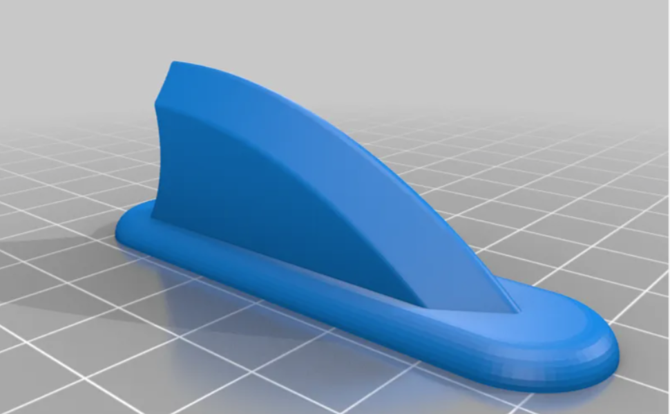 Miniatura 2 do modelo 3D Shark Fin Vortex Generator