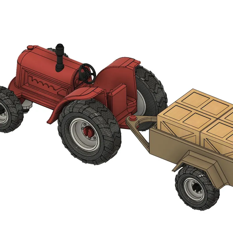 Traktor by Luboš Šakal, Download free STL model