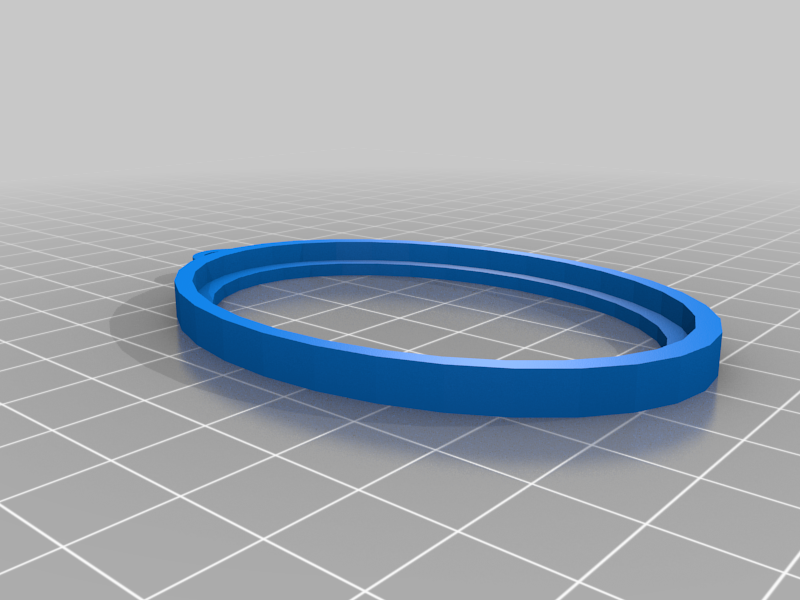 Miniatura 3 do modelo 3D Oval Lithophane Frame