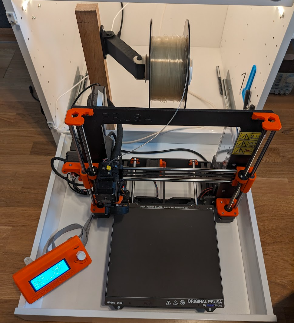Turnable holder for Prusa display
