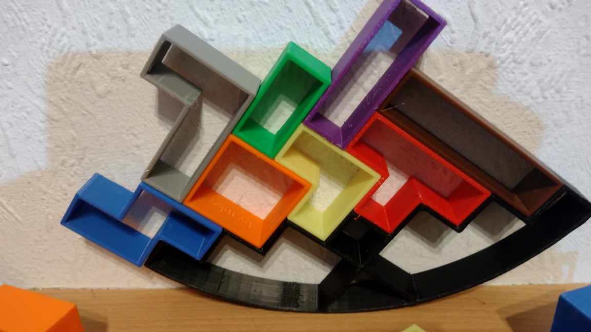 tetris balance game incl. second base "level hard"