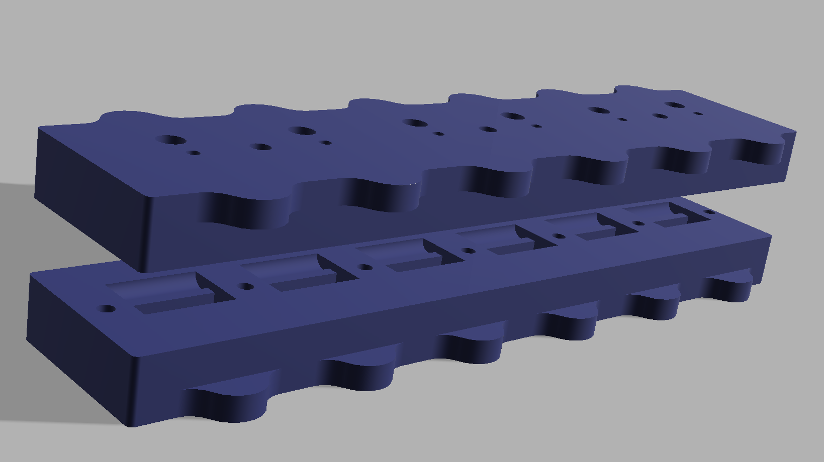 Silicon Best Nozzle Wiper x6 Mold / BambuLab X1/P1