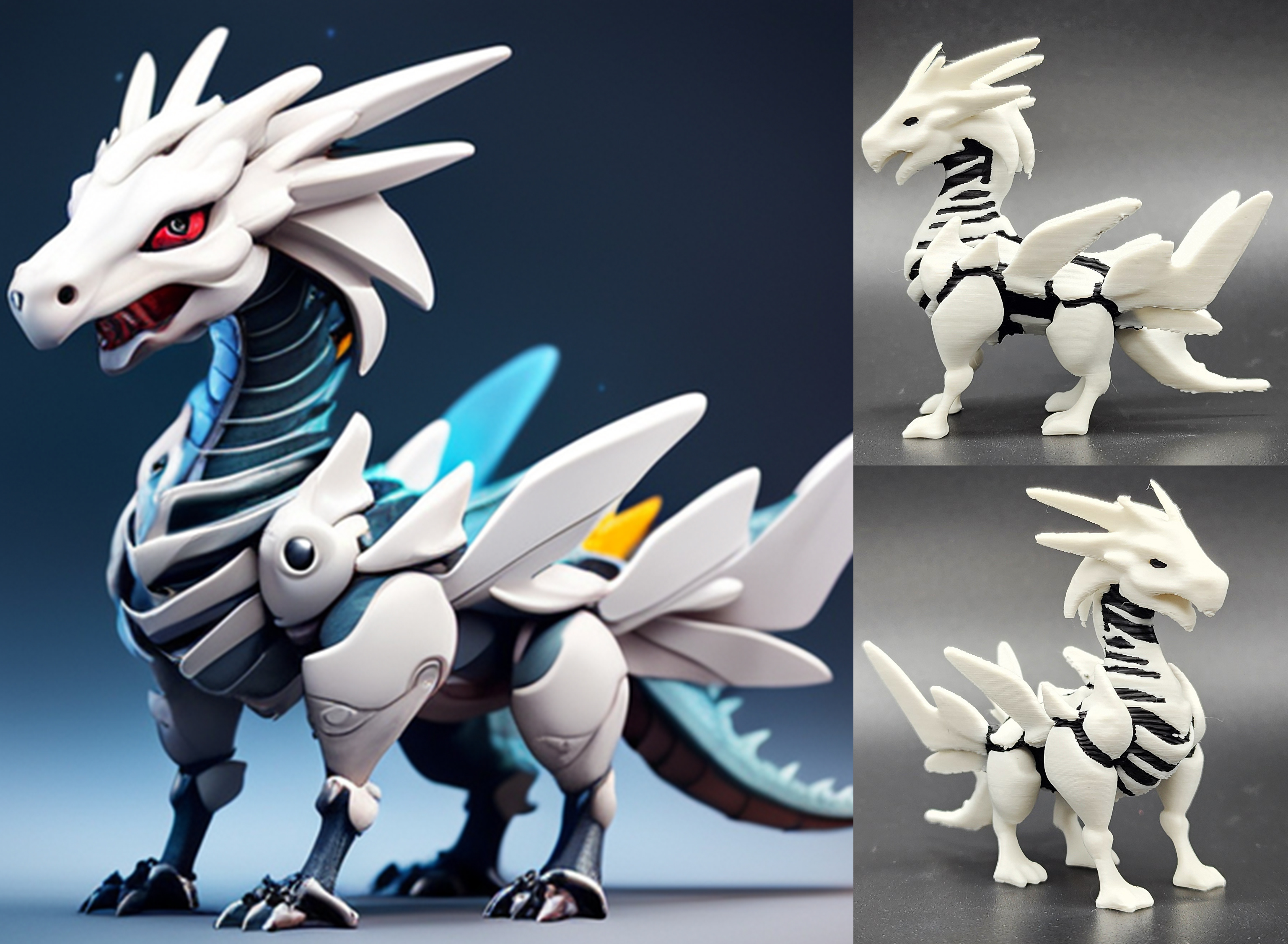 Skeletal Dragon - AI Generated