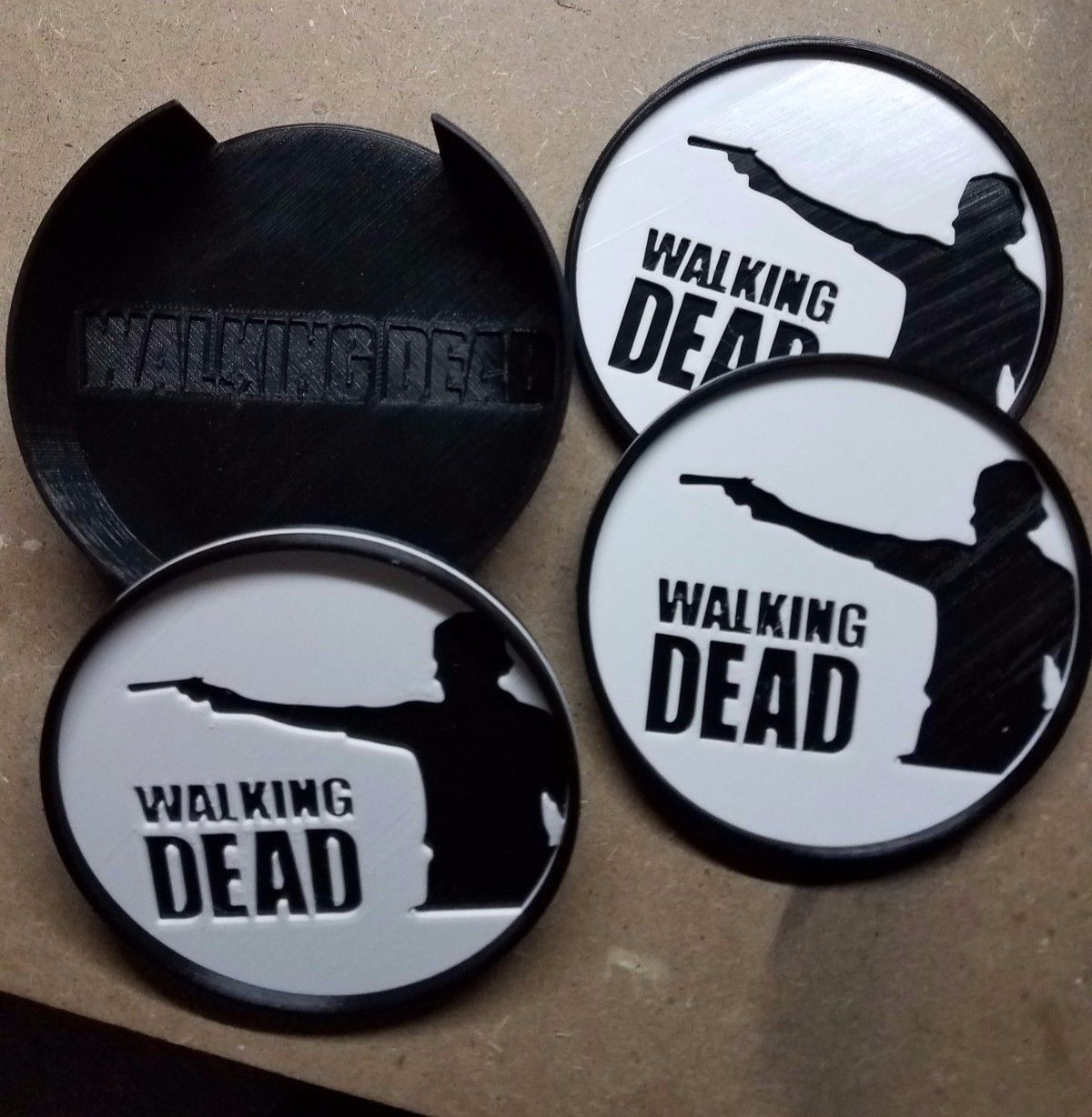 Rick Grimes Walking Dead Coasters