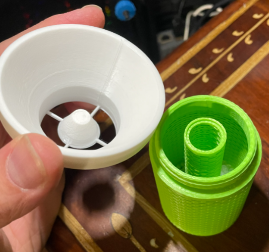 Desiccant Canister Funnel
