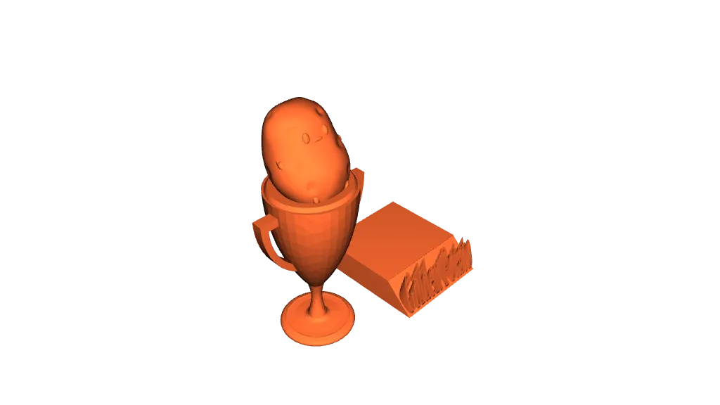 Golden Potato by Benjamin Galagan | Download free STL model