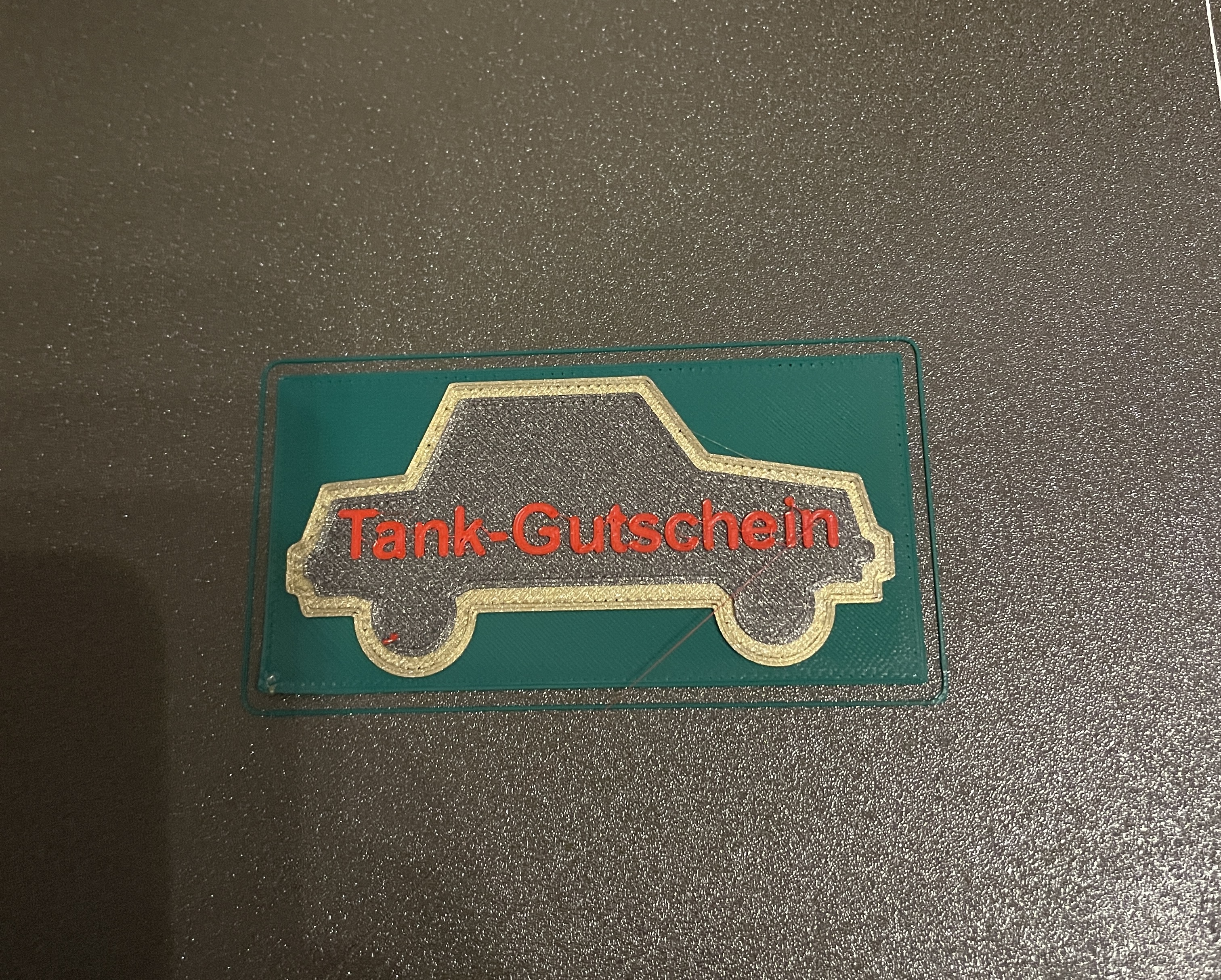 Tankgutschein Car Fuel Voucher MultiColor