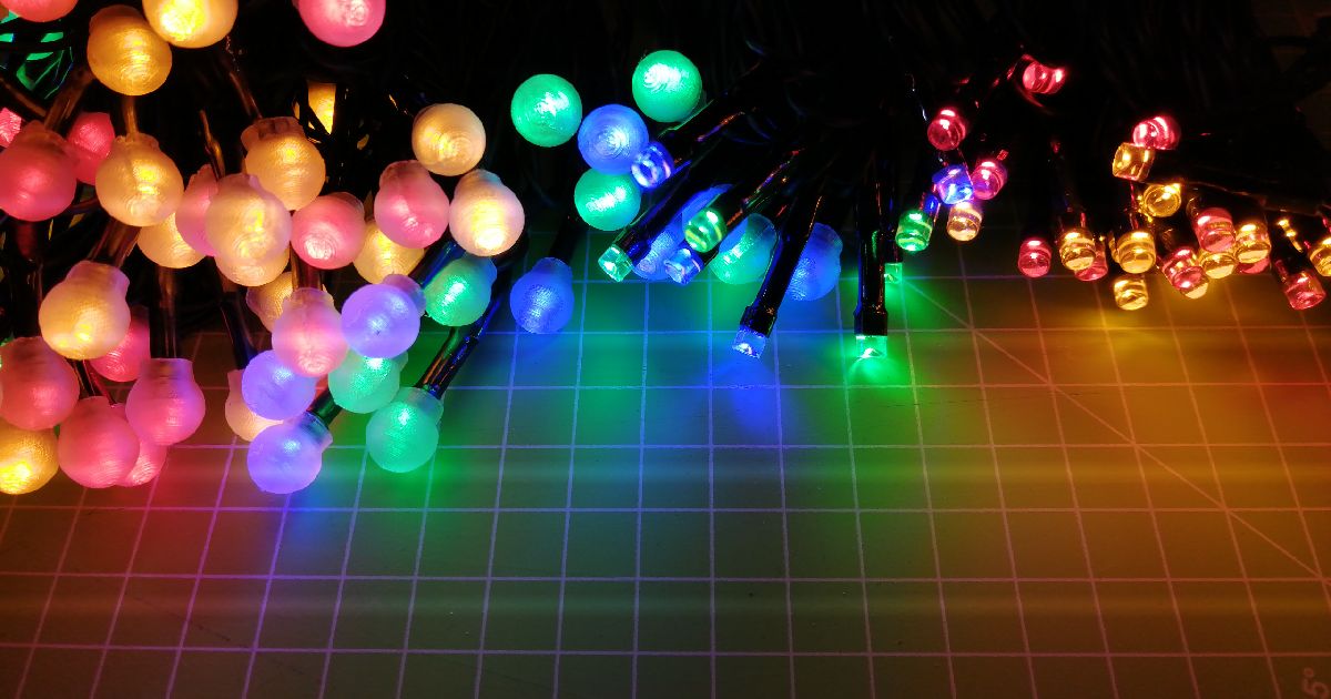 LED Cap Ball by Download free STL model