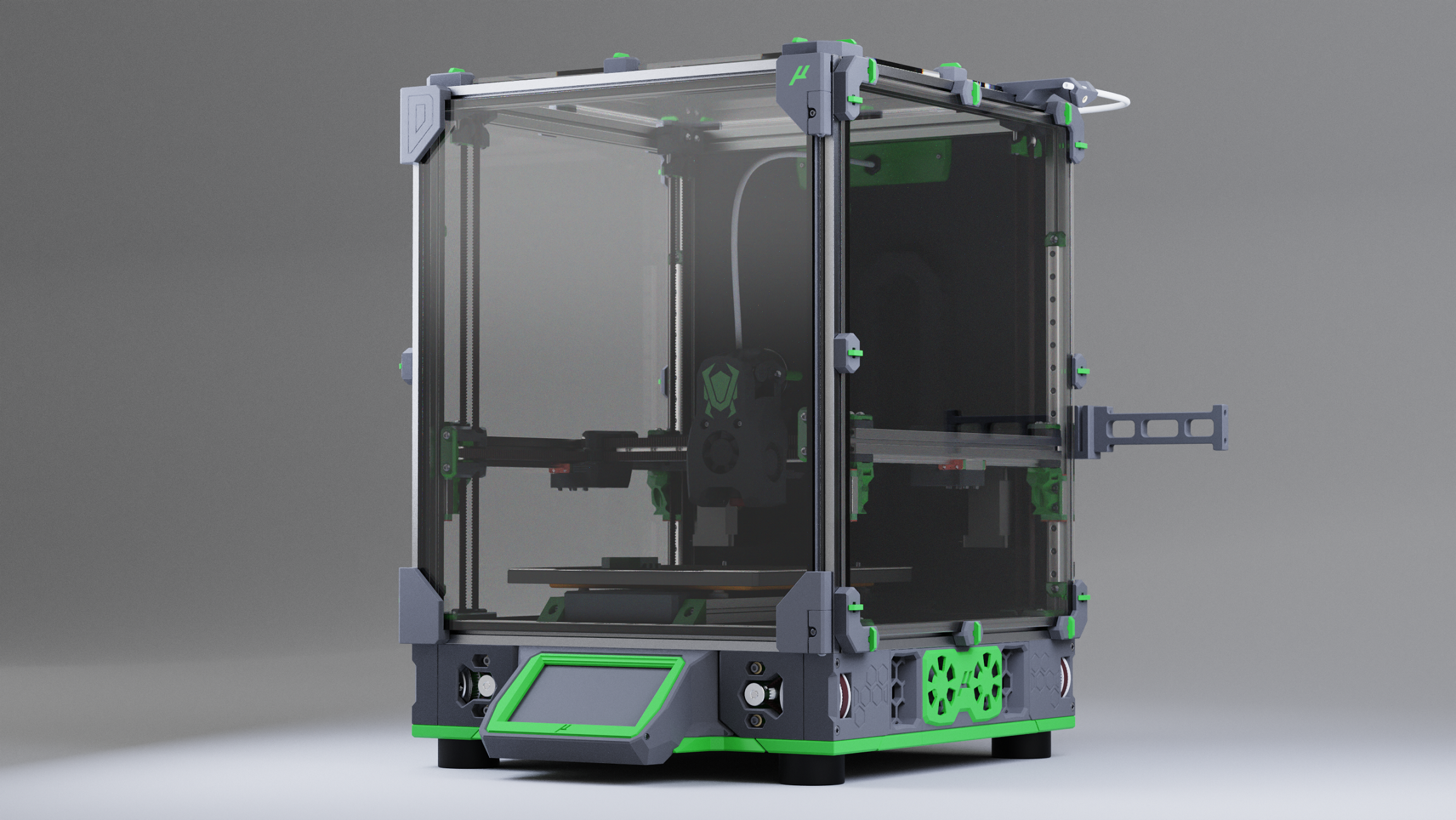 Stl panel file for Micron+ and pin mod for Carrier, lock_mod