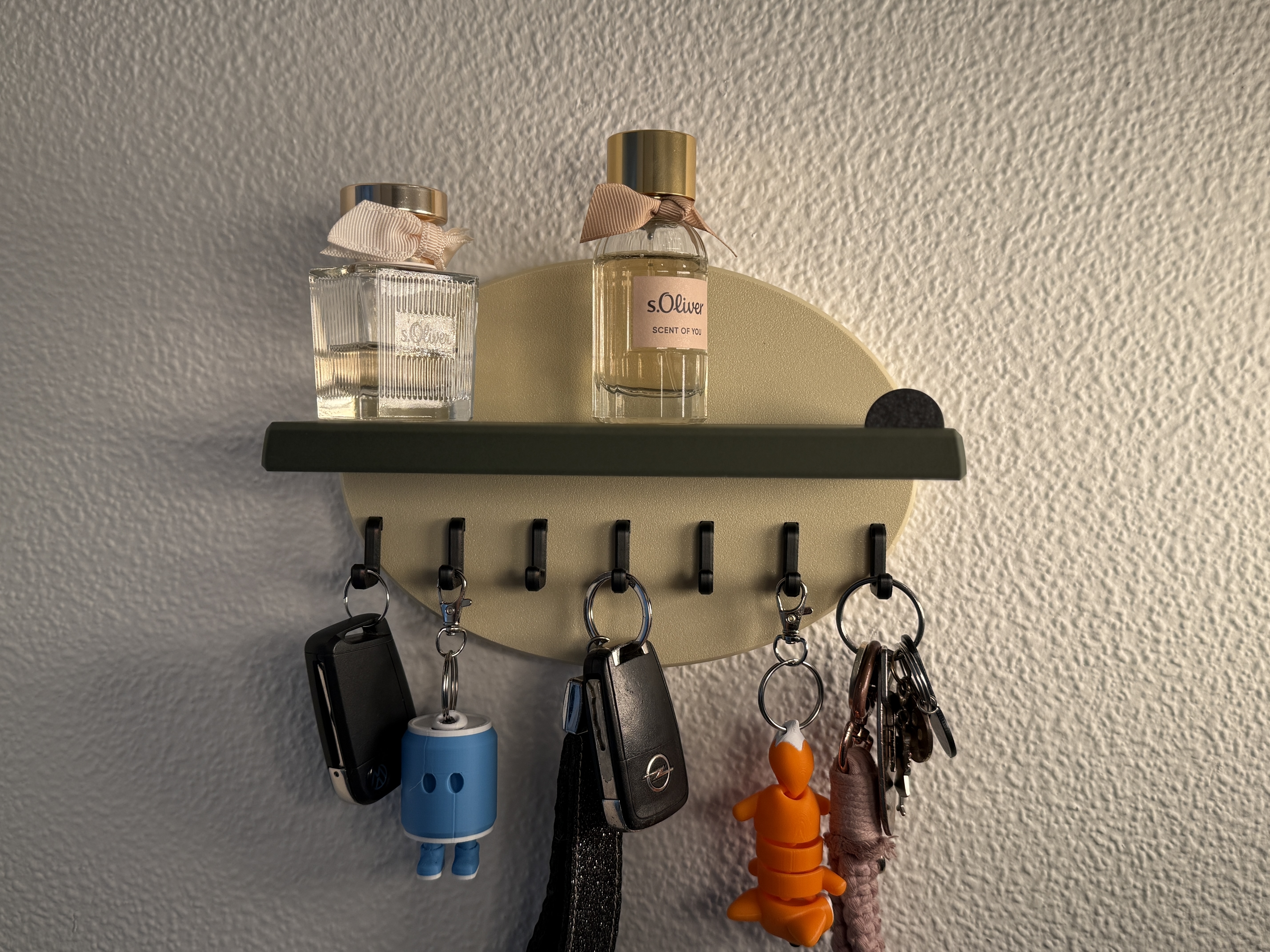 Key Holder Shelf Wall Organizer