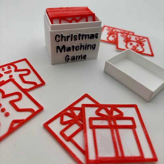 Christmas Matching Card Game (With Box)