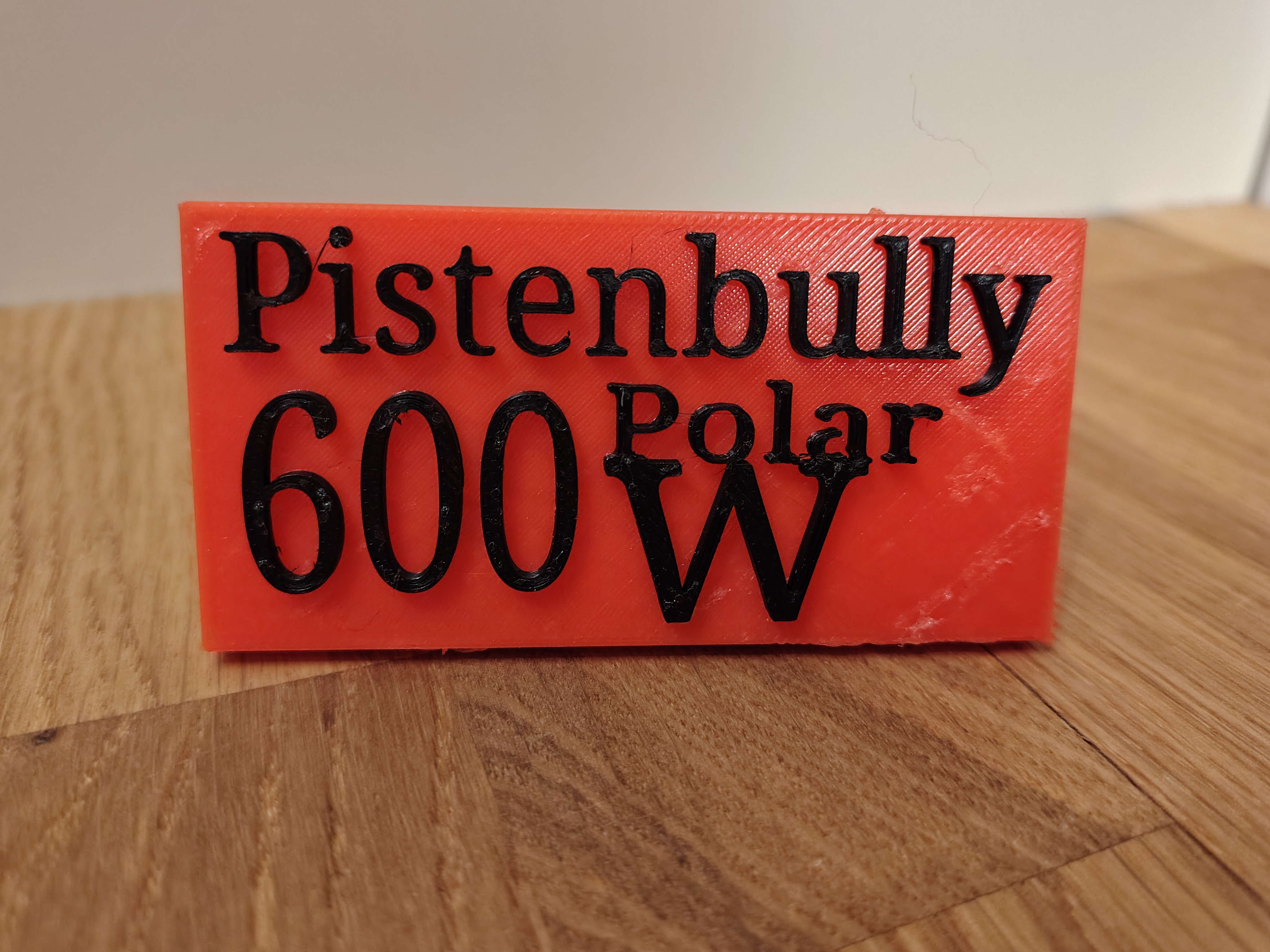 Pistenbully 600 W Polar Aufstellschild