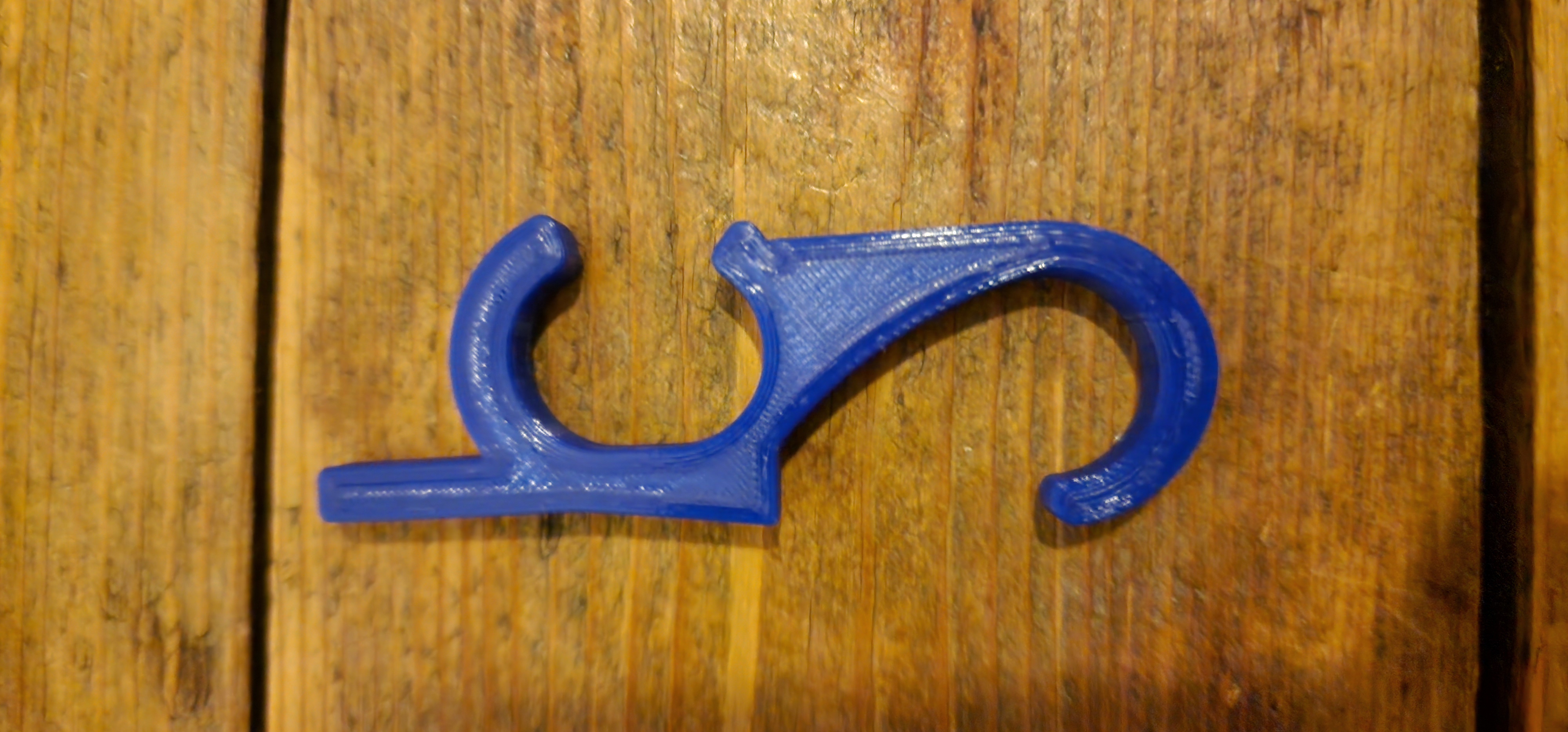 Wardrobe double hook for  21 x 15 beam