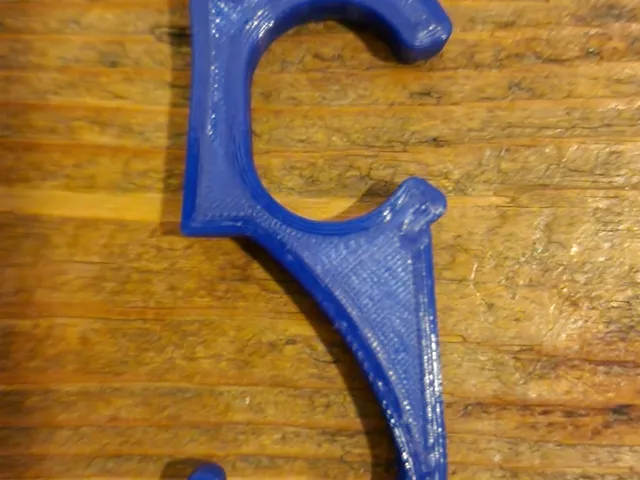 Wardrobe double hook for  21 x 15 beam