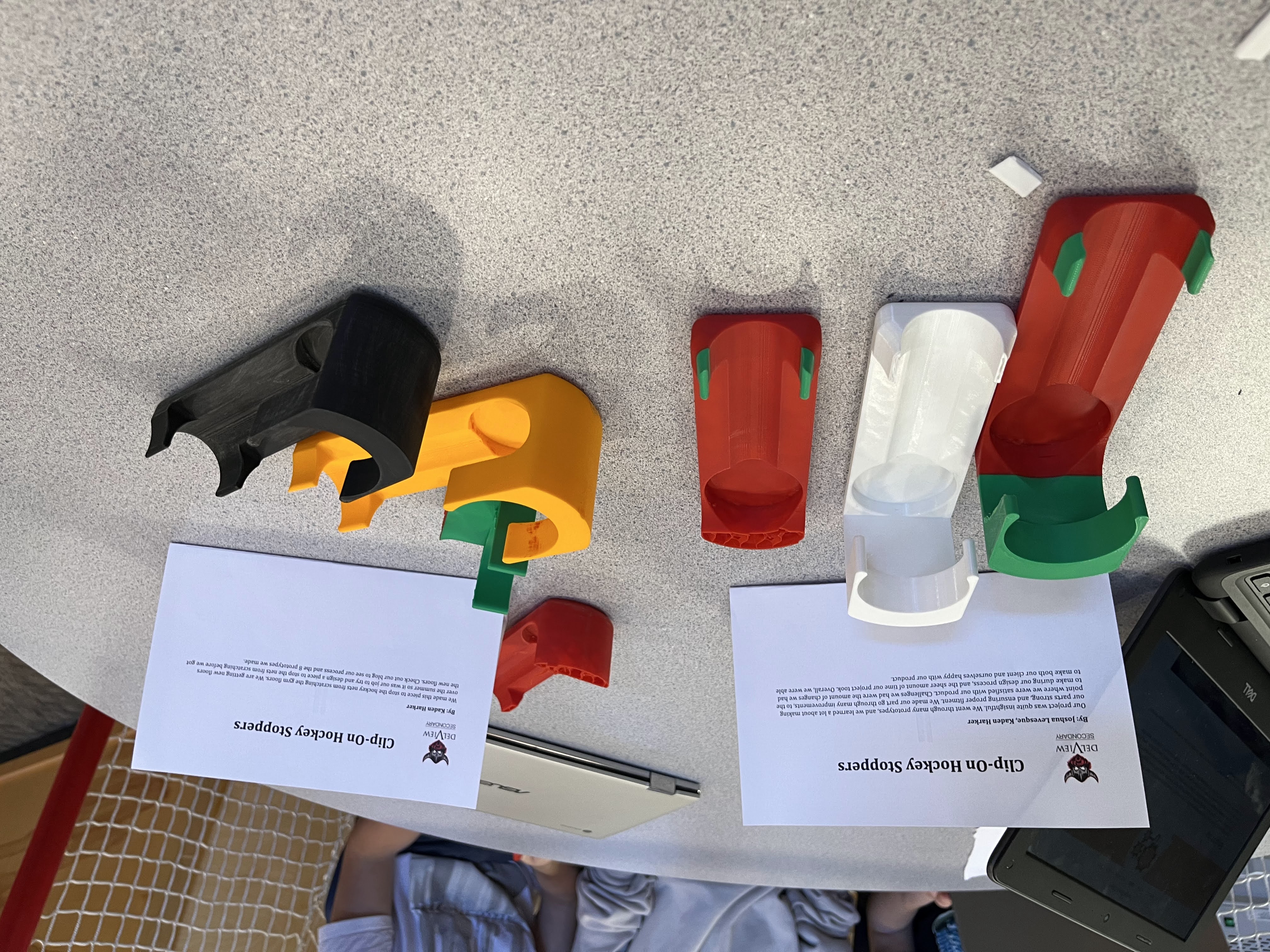 Clip-On Hockey Stoppers