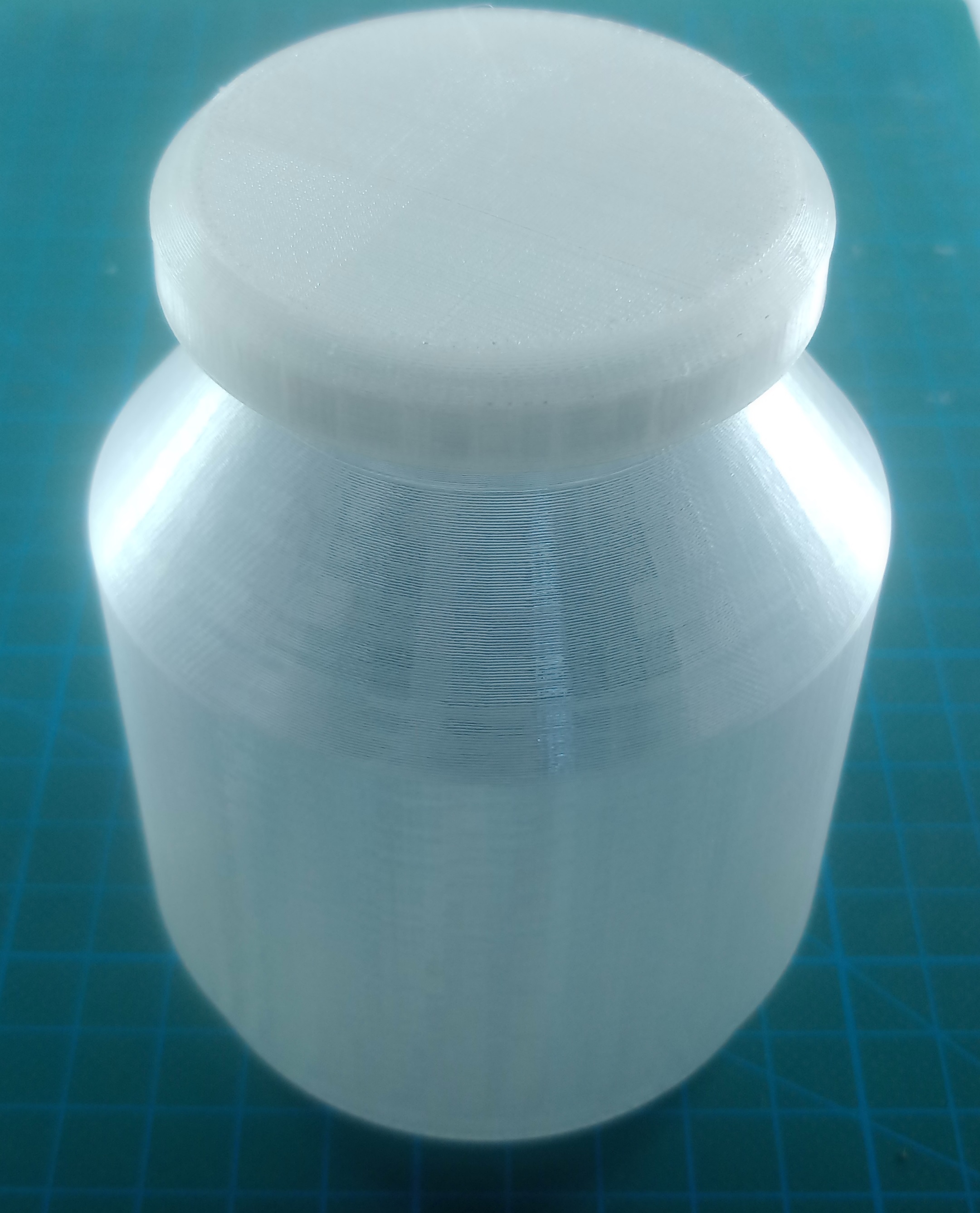Jar Threaded VaseMode \ Spiralize Outer Contour
