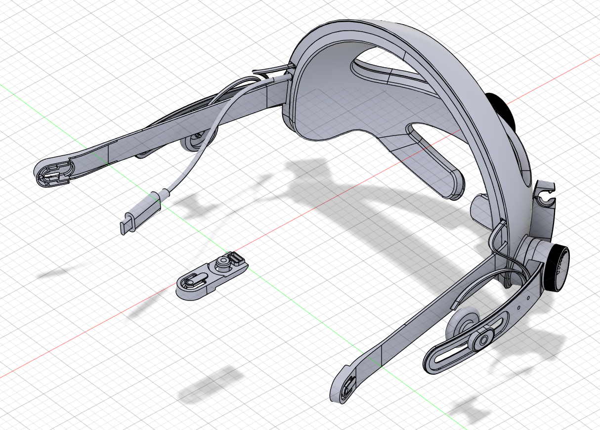 Bigscreen Beyond Audio Strap - Official CAD Data